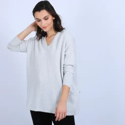 Maison Montagut Pulls>Pull Large En Cachemire Boutonne Dans Le Dos - Osana