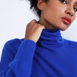 Maison Montagut Pulls>Pull Large En Cachemire Col Roule - Bouda