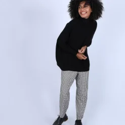 Maison Montagut Pulls>Pull Large En Cachemire Col Roule - Bouda