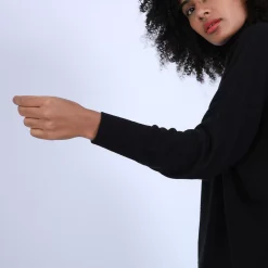 Maison Montagut Pulls>Pull Large En Cachemire Col Roule - Bouda