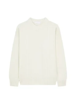 Maison Montagut Pulls>Pull Maille Gaufree En Laine Et Cachemire - Fall