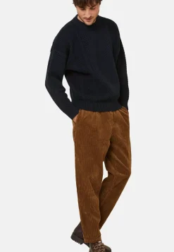 Maison Montagut Pulls>Pull Maille Gaufree En Laine Et Cachemire - Fall