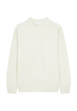 Maison Montagut Pulls>Pull Maille Gaufree En Laine Et Cachemire - Fall
