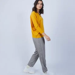 Maison Montagut Pulls>Pull Manches Chauve-Souris En Laine Merinos - Boxe