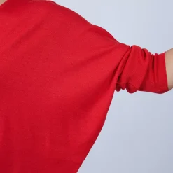 Maison Montagut Pulls>Pull Manches Chauve-Souris En Laine Merinos - Boxe