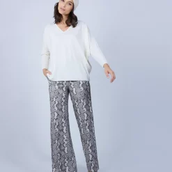 Maison Montagut Pulls>Pull Manches Chauve-Souris En Laine Merinos - Boxe
