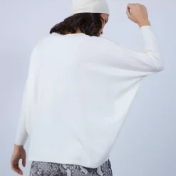 Maison Montagut Pulls>Pull Manches Chauve-Souris En Laine Merinos - Boxe