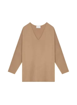 Maison Montagut Pulls>Pull Manches Chauve-Souris En Laine Merinos - Boxe