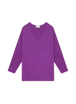 Maison Montagut Pulls>Pull Manches Chauve-Souris En Laine Merinos - Boxe