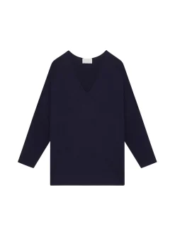 Maison Montagut Pulls>Pull Manches Chauve-Souris En Laine Merinos - Boxe