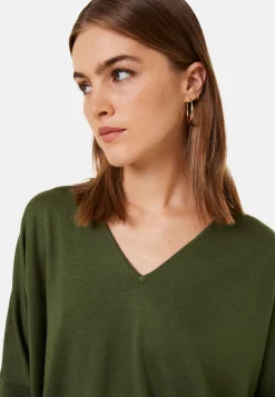 Maison Montagut Pulls>Pull Manches Chauve-Souris En Laine Merinos - Boxe