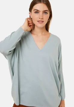 Maison Montagut Pulls>Pull Manches Chauve-Souris En Laine Merinos - Boxe