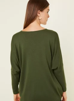 Maison Montagut Pulls>Pull Manches Chauve-Souris En Laine Merinos - Boxe