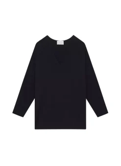 Maison Montagut Pulls>Pull Manches Chauve-Souris En Laine Merinos - Boxe