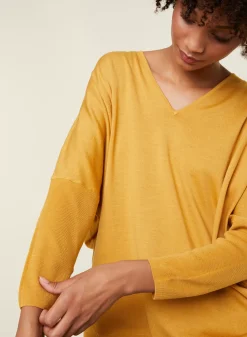 Maison Montagut Pulls>Pull Manches Chauve-Souris En Laine Merinos - Boxe