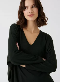 Maison Montagut Pulls>Pull Manches Chauve-Souris En Laine Merinos - Boxe