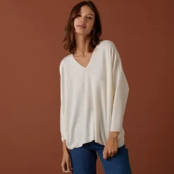 Maison Montagut Pulls>Pull Manches Chauve-Souris En Laine Merinos - Boxe