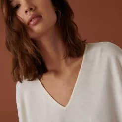 Maison Montagut Pulls>Pull Manches Chauve-Souris En Laine Merinos - Boxe