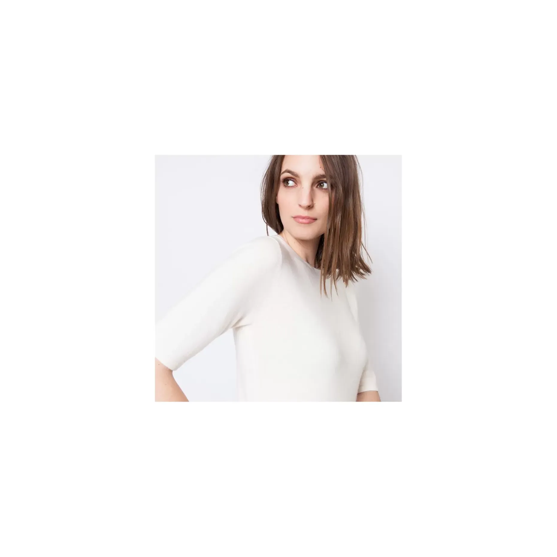 Maison Montagut Pulls>Pull Manches Coudes En Cachemire Juliette