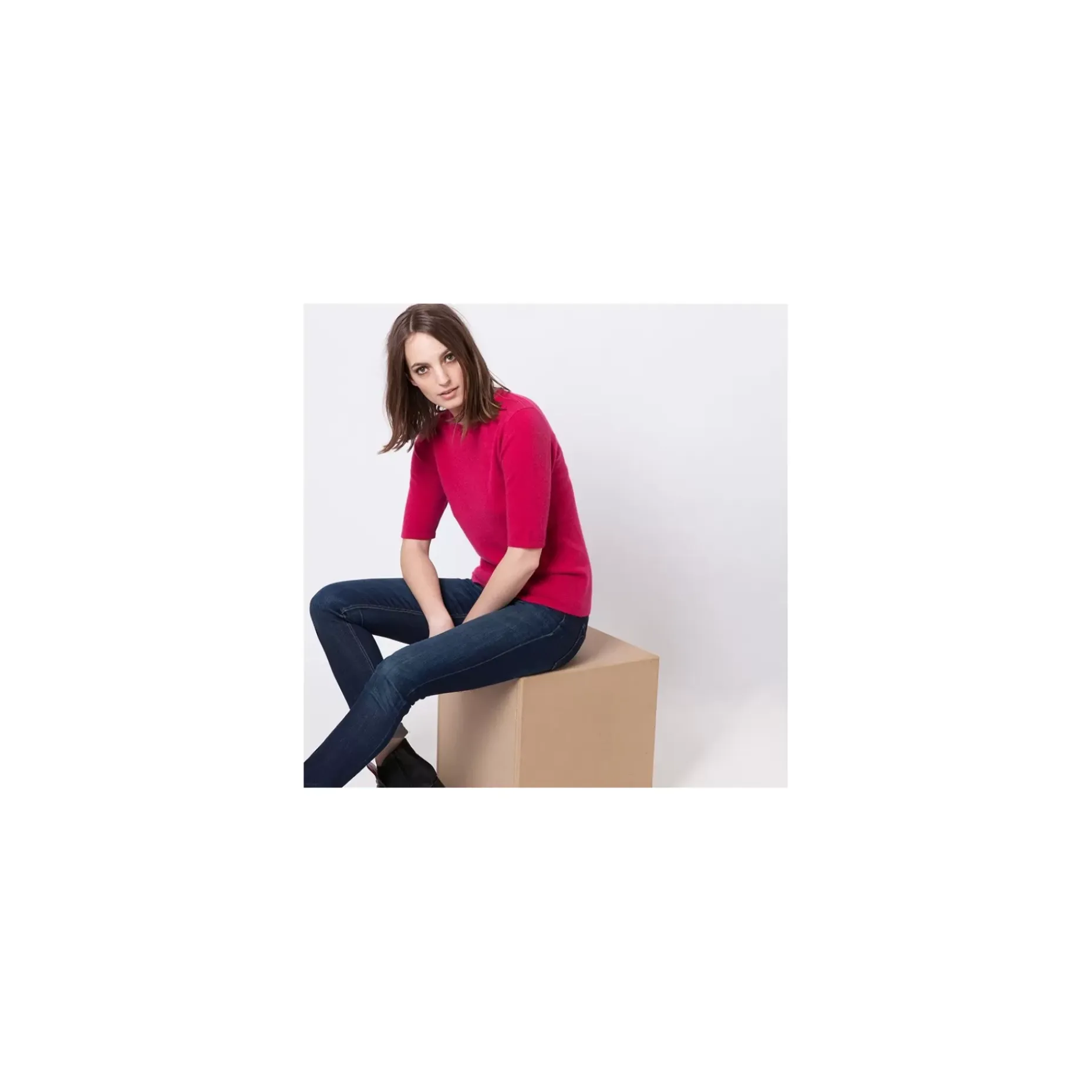 Maison Montagut Pulls>Pull Manches Coudes En Cachemire Juliette