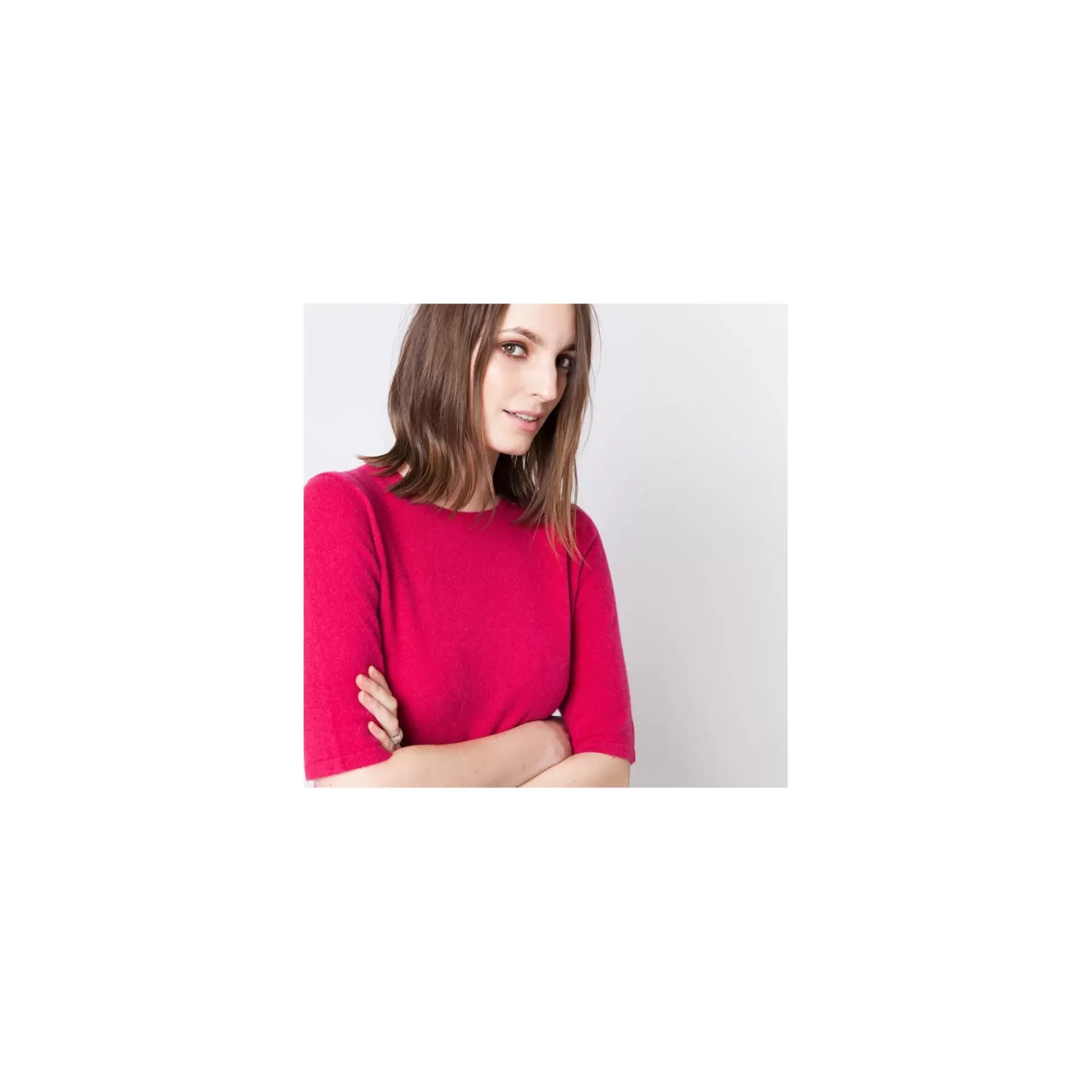 Maison Montagut Pulls>Pull Manches Coudes En Cachemire Juliette