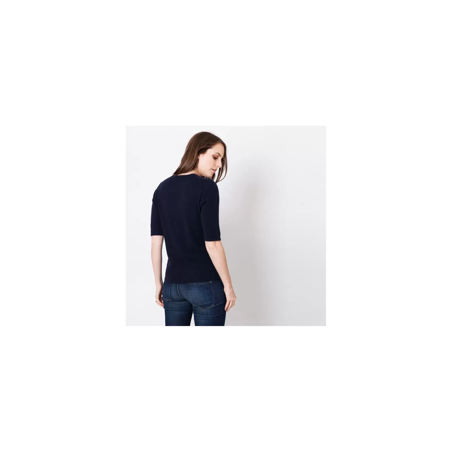 Maison Montagut Pulls>Pull Manches Coudes En Cachemire Juliette
