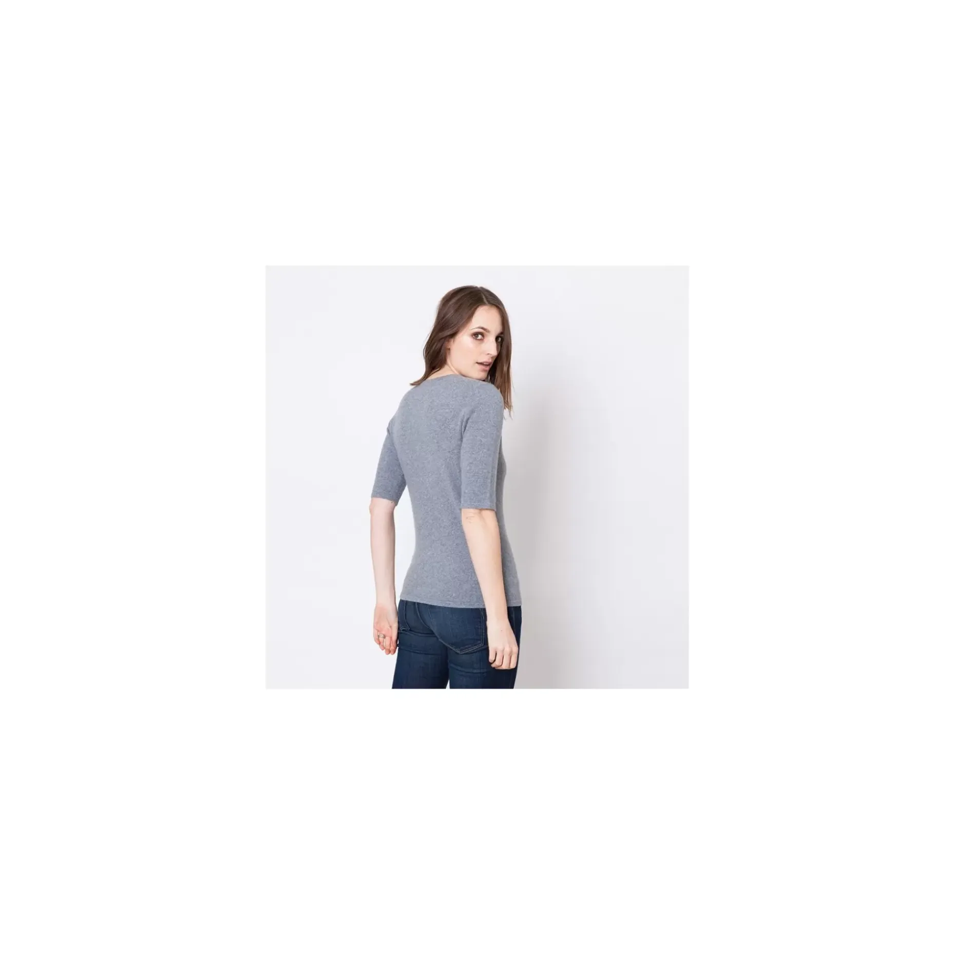 Maison Montagut Pulls>Pull Manches Coudes En Cachemire Juliette
