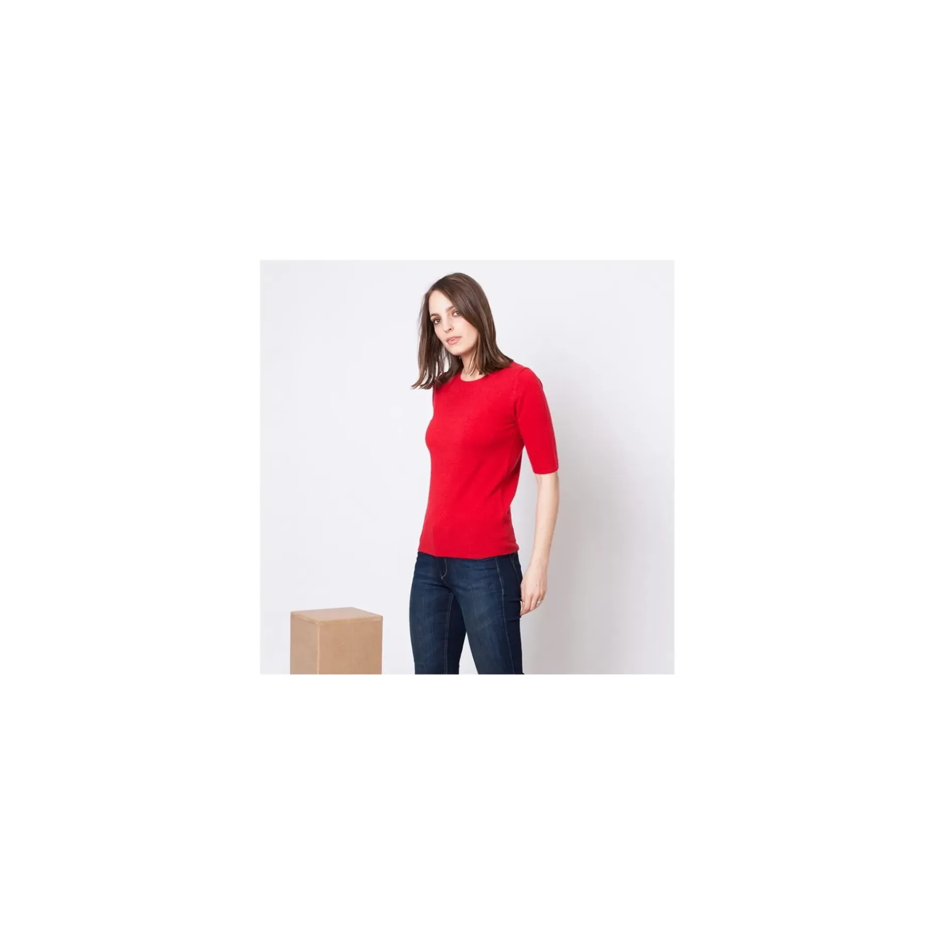 Maison Montagut Pulls>Pull Manches Coudes En Cachemire Juliette