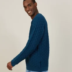 Maison Montagut Pulls>Pull Manches Raglan En Coton Bio - Pepino