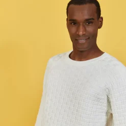 Maison Montagut Pulls>Pull Manches Raglan En Coton Bio - Pepino