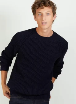 Maison Montagut Pulls>Pull Manches Raglan En Soie Laine - Bolide