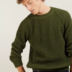 Maison Montagut Pulls>Pull Manches Raglan En Soie Laine - Bolide