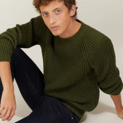 Maison Montagut Pulls>Pull Manches Raglan En Soie Laine - Bolide