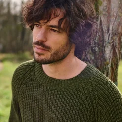 Maison Montagut Pulls>Pull Manches Raglan En Soie Laine - Bolide