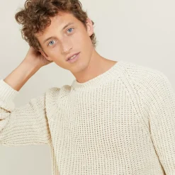 Maison Montagut Pulls>Pull Manches Raglan En Soie Laine - Bolide