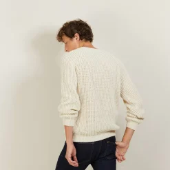 Maison Montagut Pulls>Pull Manches Raglan En Soie Laine - Bolide
