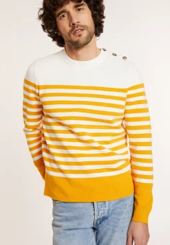 Maison Montagut Pulls>Pull Mariniere En Coton - Dory