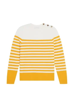 Maison Montagut Pulls>Pull Mariniere En Coton - Dory
