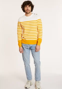 Maison Montagut Pulls>Pull Mariniere En Coton - Dory