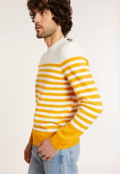 Maison Montagut Pulls>Pull Mariniere En Coton - Dory