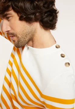 Maison Montagut Pulls>Pull Mariniere En Coton - Dory