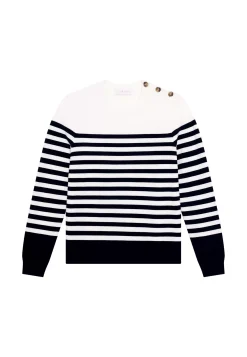 Maison Montagut Pulls>Pull Mariniere En Coton - Dory