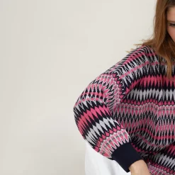 Maison Montagut Pulls>Pull Motifs Azteques En Laine - Fidji