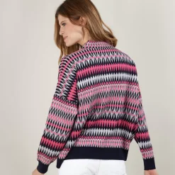 Maison Montagut Pulls>Pull Motifs Azteques En Laine - Fidji