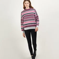 Maison Montagut Pulls>Pull Motifs Azteques En Laine - Fidji