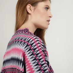 Maison Montagut Pulls>Pull Motifs Azteques En Laine - Fidji