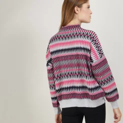 Maison Montagut Pulls>Pull Motifs Azteques En Laine - Fidji