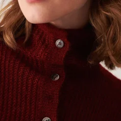 Maison Montagut Pulls>Pull Oversize Boutonne En Mohair - Clea