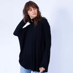 Maison Montagut Pulls>Pull Oversize Col Montant - Garance