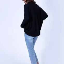 Maison Montagut Pulls>Pull Oversize Col Montant - Garance